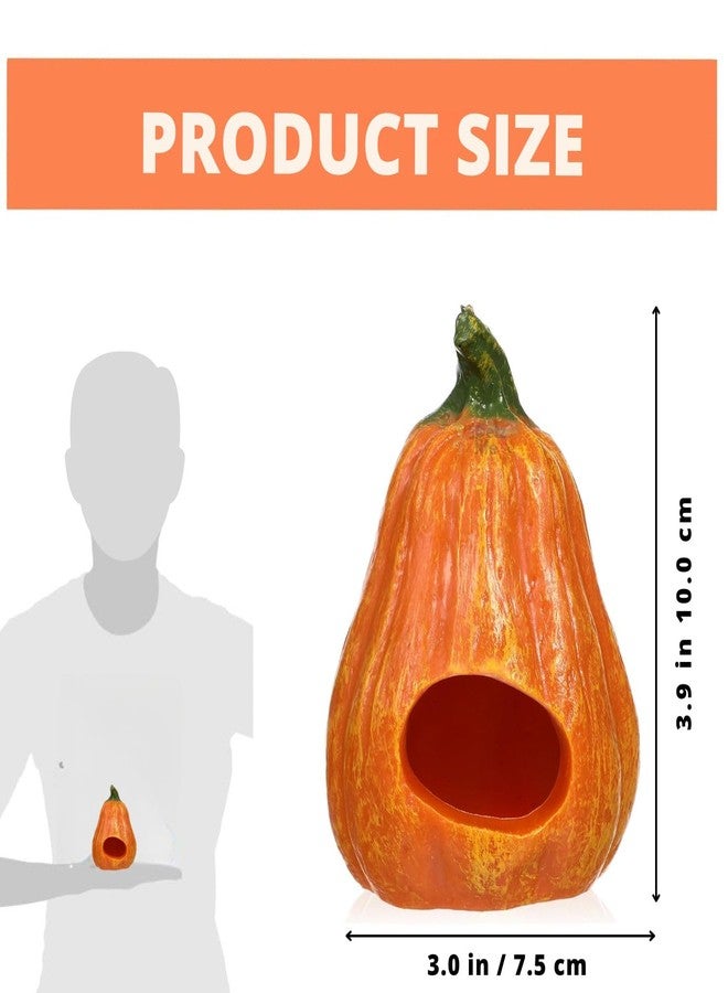 VAYINATO® Pumpkin Aquarium Decor Ornaments, Fish Hiding Breeding Cave | Reduce Stress and Encourage Spawning | Underwater Landscape Decorations | Resin by Petzlifeworld - Image 5